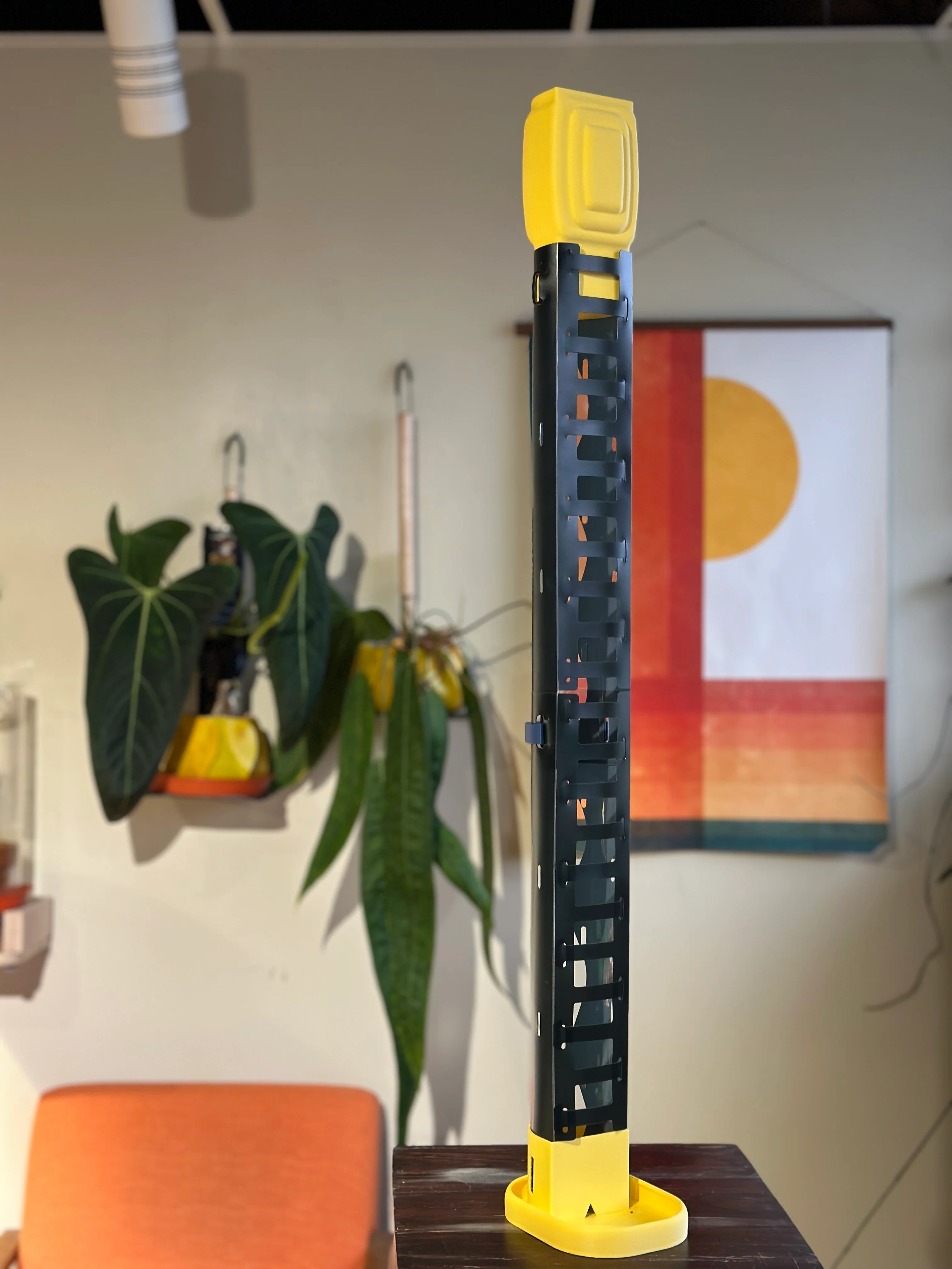 Small Double Moss Pole: Modern Art Deco - Image 4